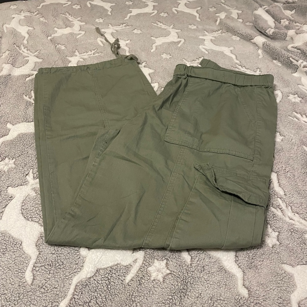 YMI Green Cargo Pants Durable Outdoor Wear
